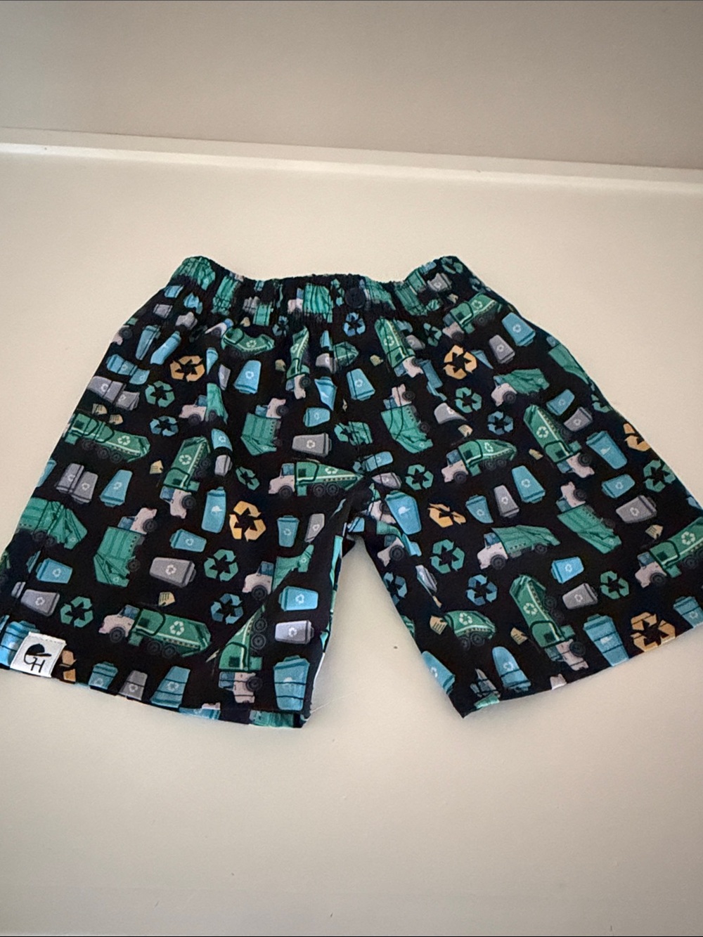 George Hats Garbage Trucks shorts 4-5T